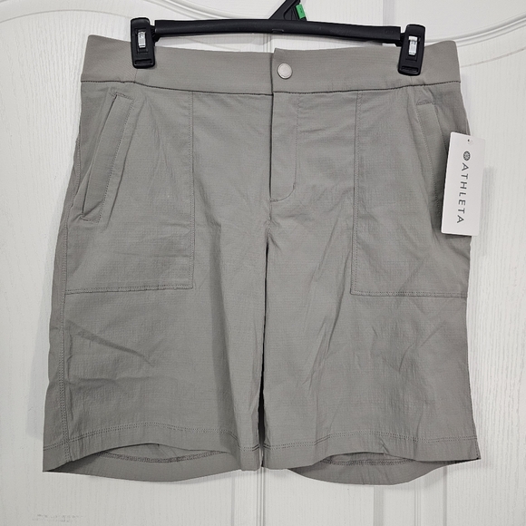 Athlete Trekkie Bermuda Size 12 Grey New Women's Shorts Work Out Hiking - Picture 1 of 13